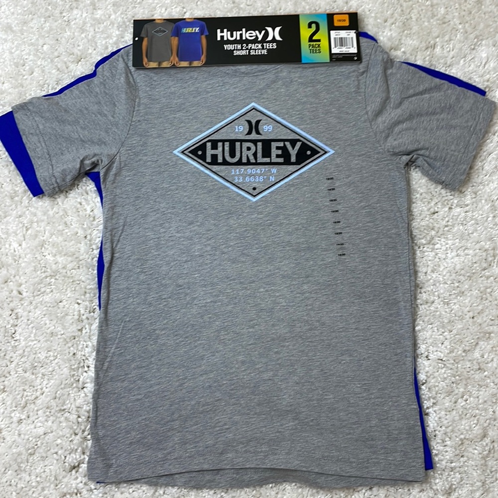 Hurley youth 2 pack T-shirts.